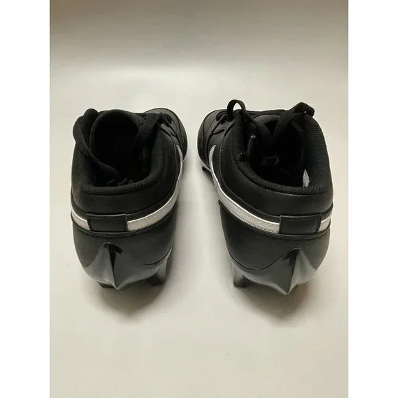 Nike Jordan 1 Low TD Football Cleats Black FJ6245-001 Men's Size 14 US